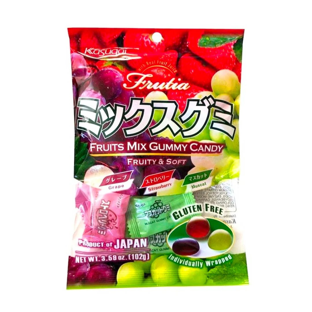 Kasugai Gummy Mix – Strawberry, Grape & Muscat (Japan)