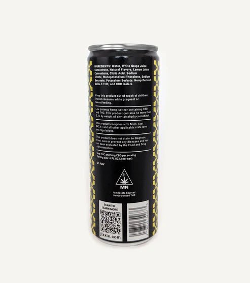 Lemon Sour Hemp Seltzer | 10mg THC & 5mg CBG | 4-Pack