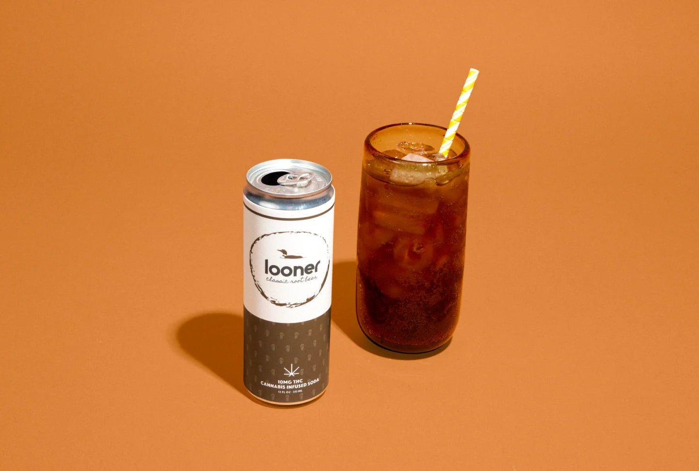 Looner Classic Root Beer 10mg THC Soda – 4 Pack