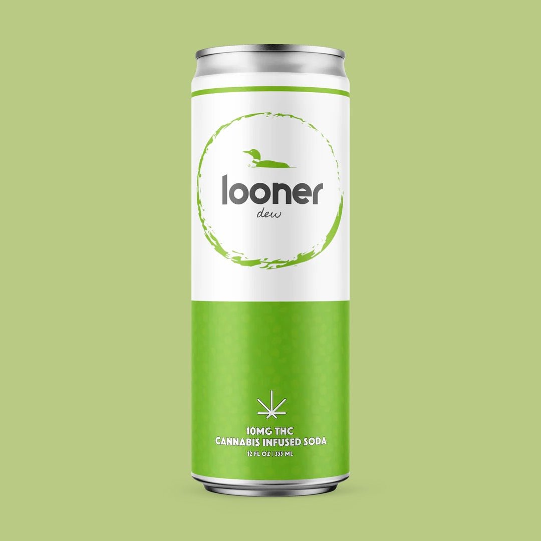 Looner Dew 10mg THC Soda – 4 Pack