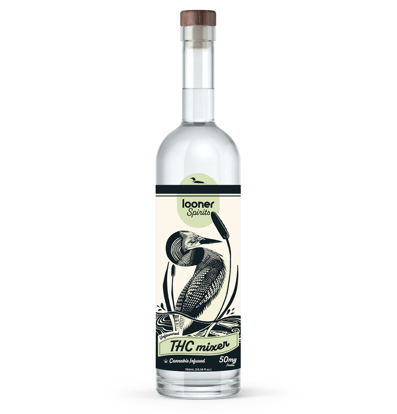 Looner Spirits | Unflavored THC Mixer | 50mg Bottle