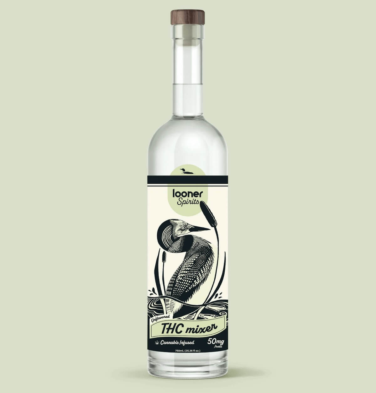 Looner Spirits | Unflavored THC Mixer | 50mg Bottle