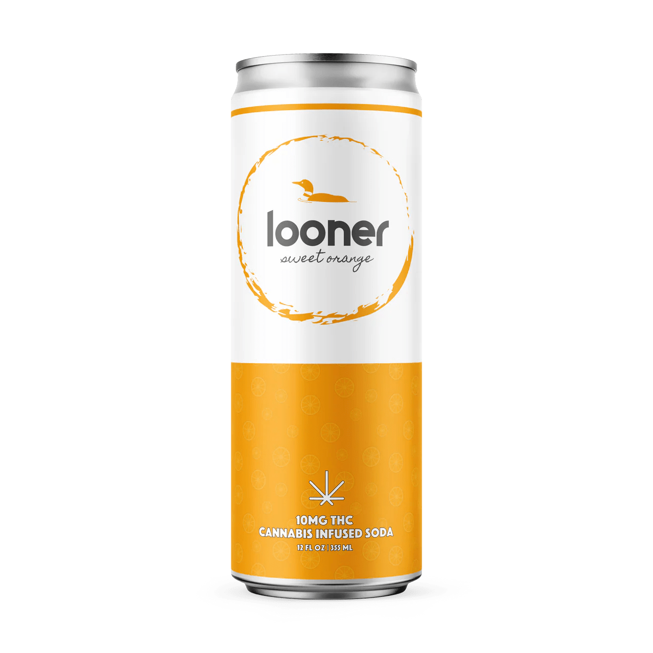 Looner Sweet Orange 10mg THC Soda – 4 Pack