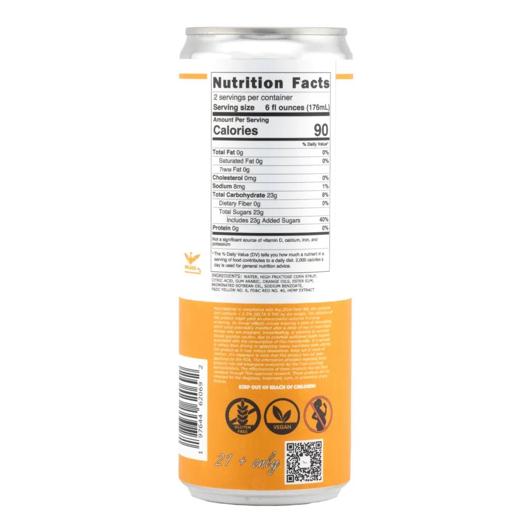 Looner Sweet Orange 10mg THC Soda – 4 Pack