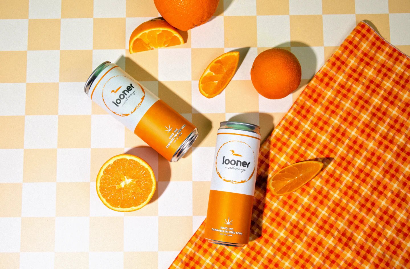 Looner Sweet Orange 10mg THC Soda – 4 Pack