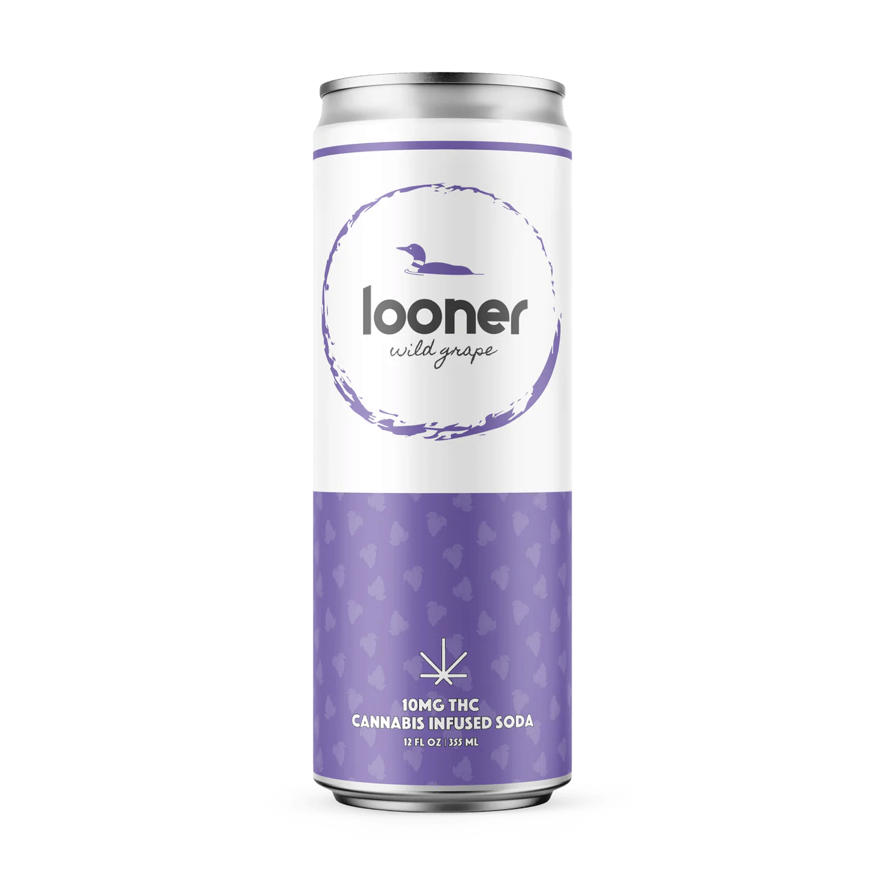 Looner Wild Grape 10mg THC Soda – 4 Pack