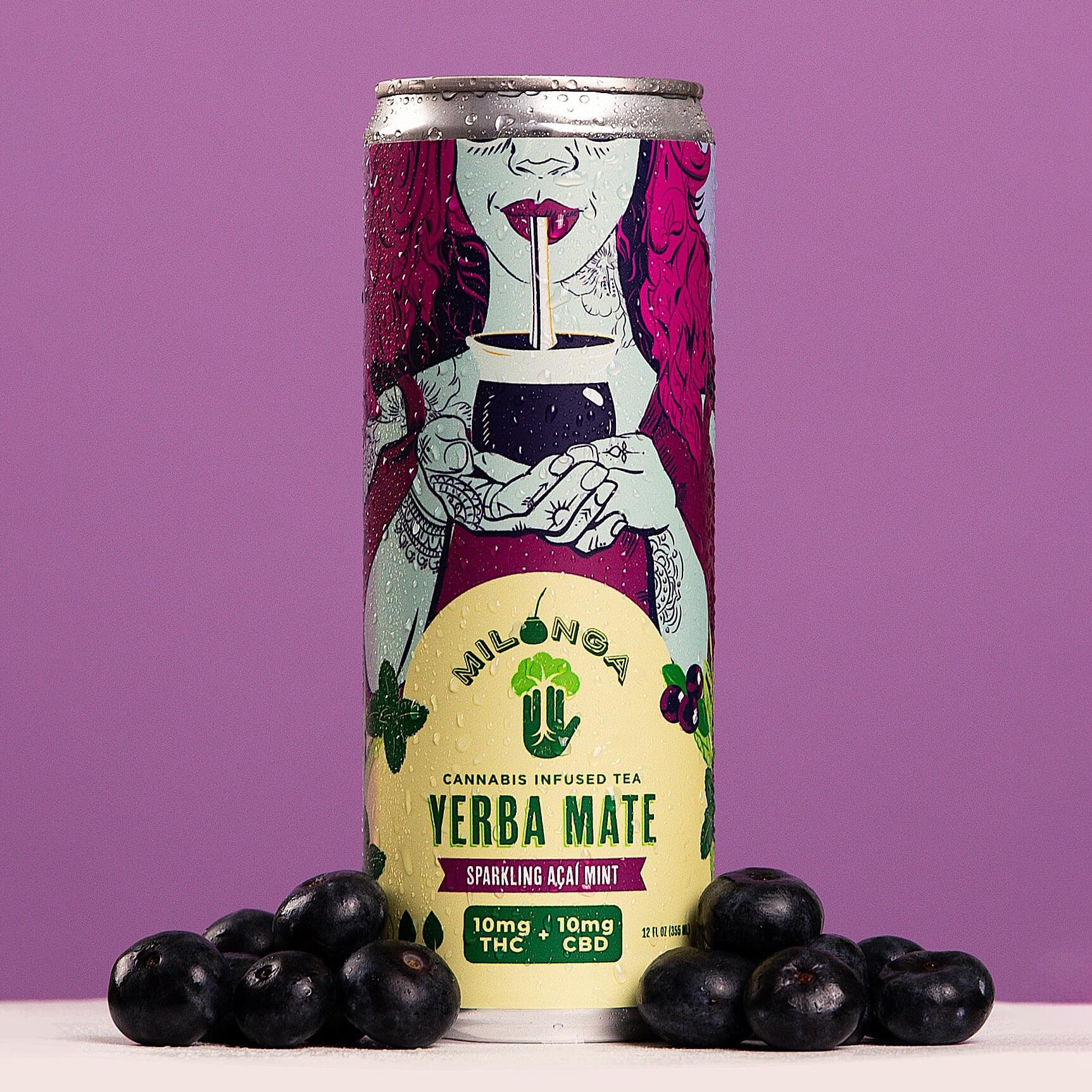Milonga - Açaí Mint 10mg - Yerba Mate