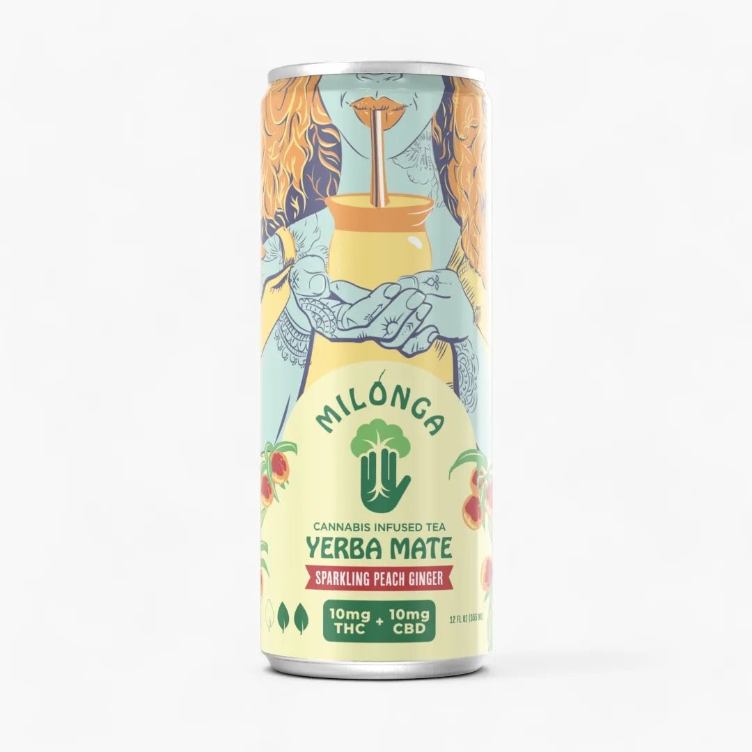 Milonga - Peach Ginger 10mg CBD + 10mg THC | Brewed Yerba Mate