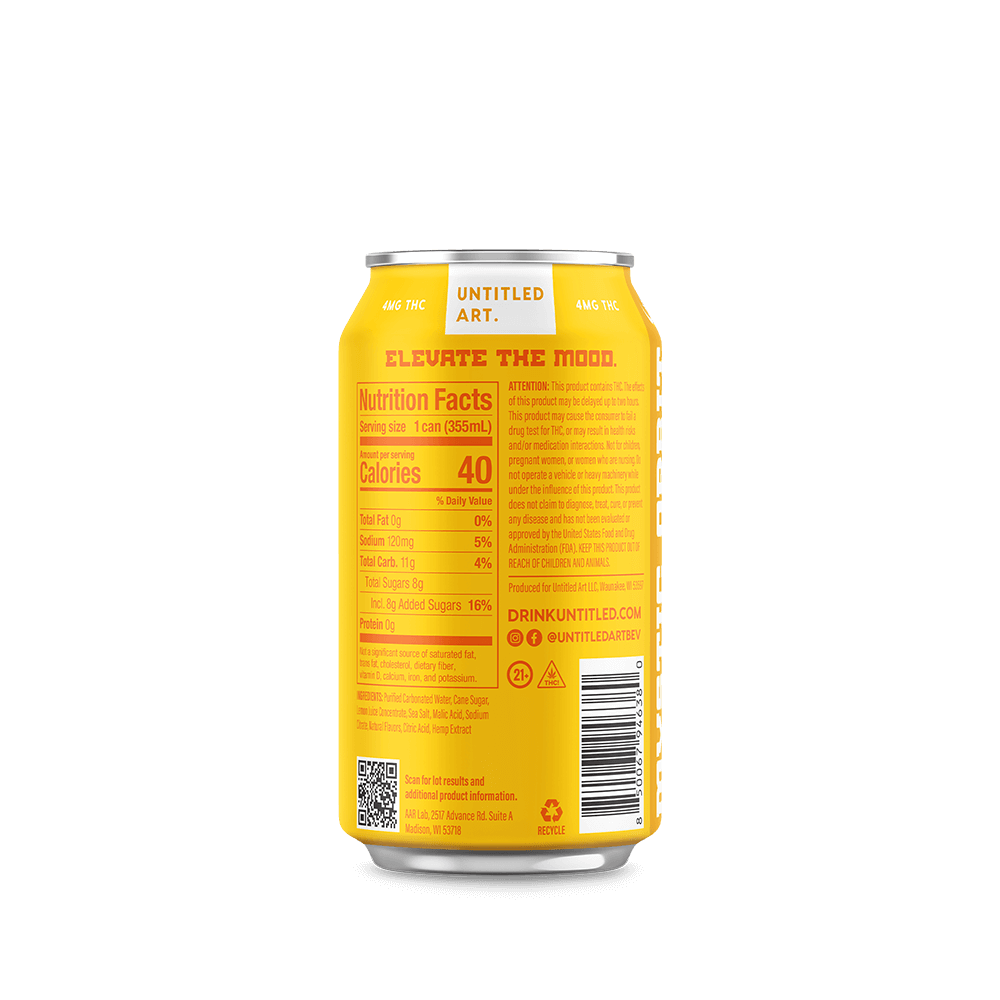 Mystic Orbit – Lunar Lemon by Untitled Art | 4-Pack