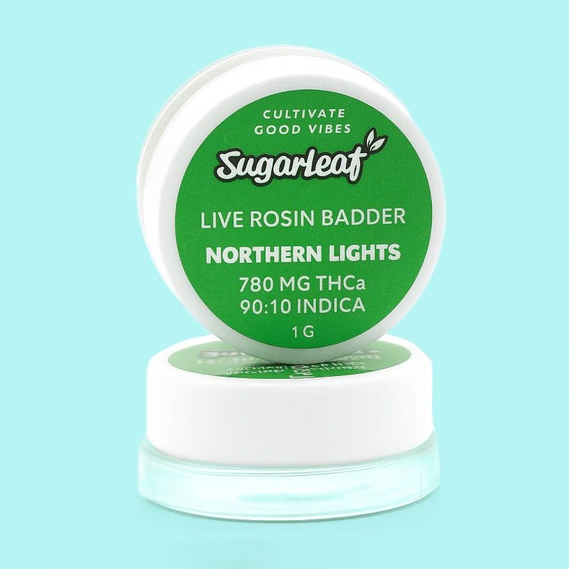 Northern Lights – Indica | 1g Live Rosin THCA Badder (780mg)
