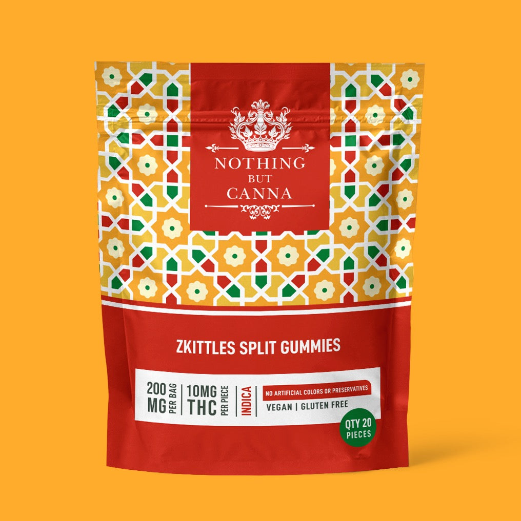 200mg THC Gummies | Indica Ztittles | 20 Pack