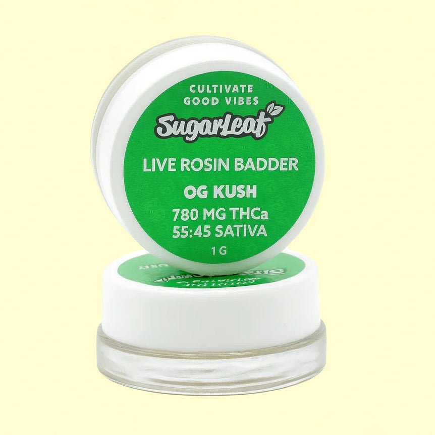 OG Kush – Sativa | 1g Live Rosin THCA Badder