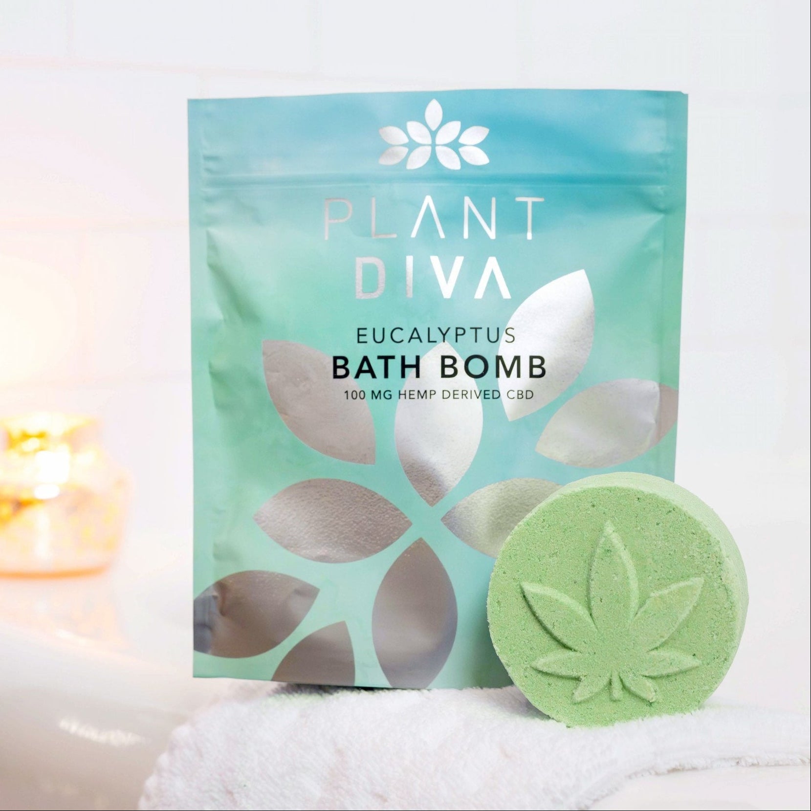 Plant Diva Eucalyptus 100mg CBD Bath Bomb