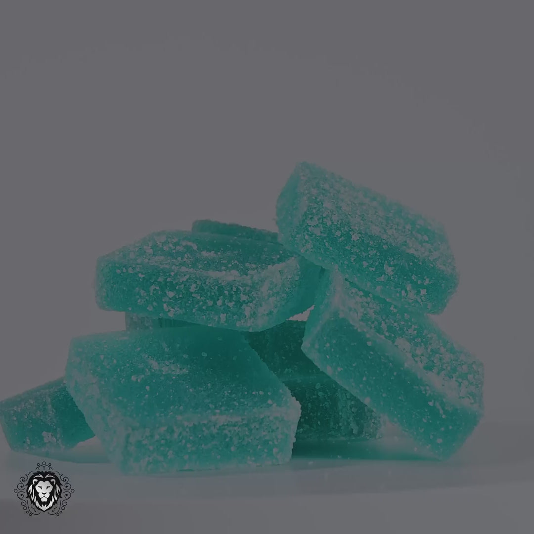 Slap! Blue Raspberry Indica THC Gummies | 25mg Each | 250mg Total | 10 Pack