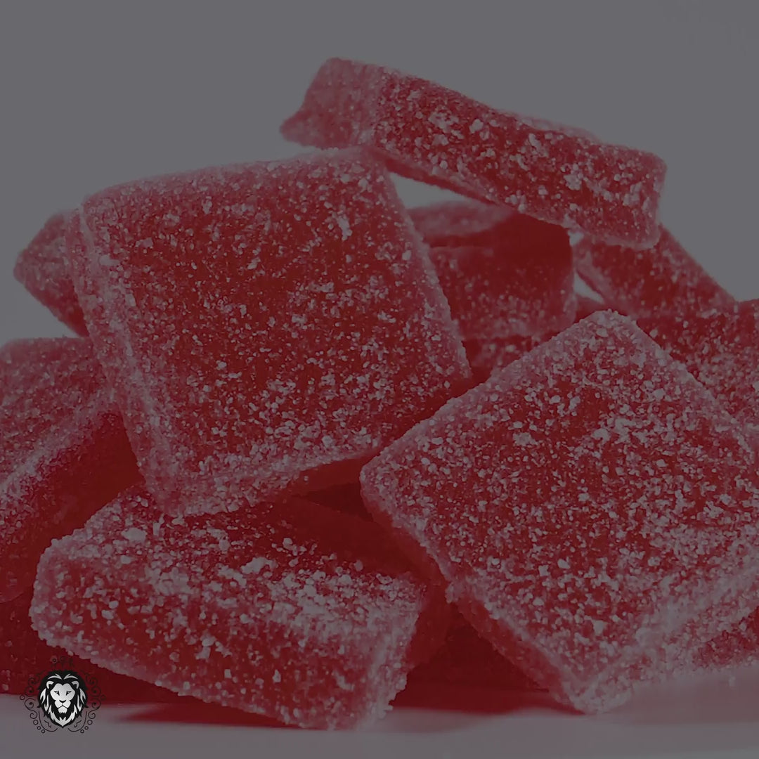 Slap! Strawberry Sativa THC Gummies | 25mg Each | 500mg Total | 20 Pack