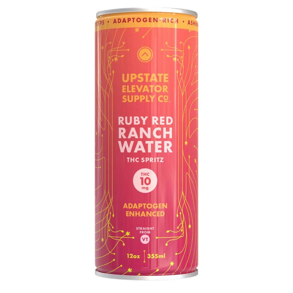 Ruby Red Ranch Water | 10mg THC + Adaptogens | 4-Pack
