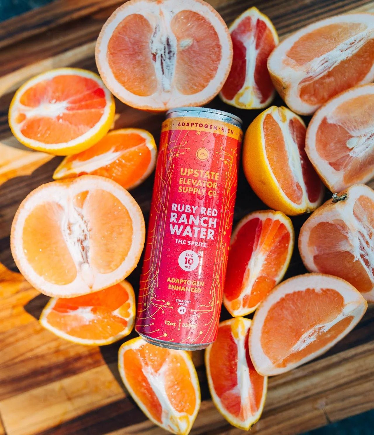 Ruby Red Ranch Water | 10mg THC + Adaptogens | 4-Pack
