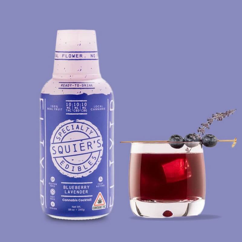 Сannabis Сocktail - Blueberry Lavender