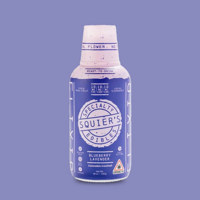 Сannabis Сocktail - Blueberry Lavender