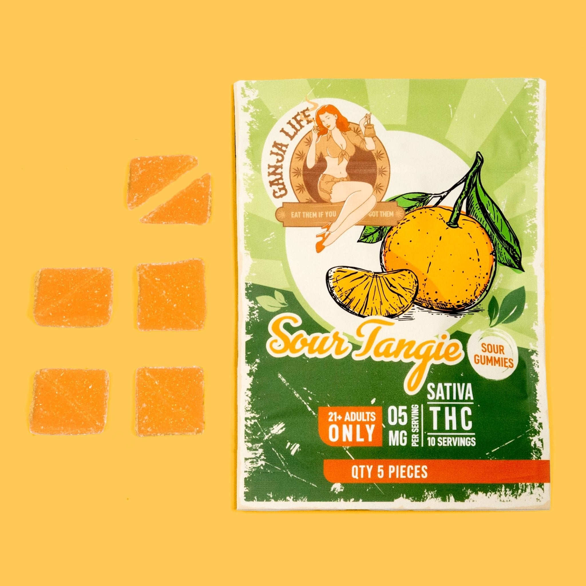 Sativa THC Gummies Sour Tangie