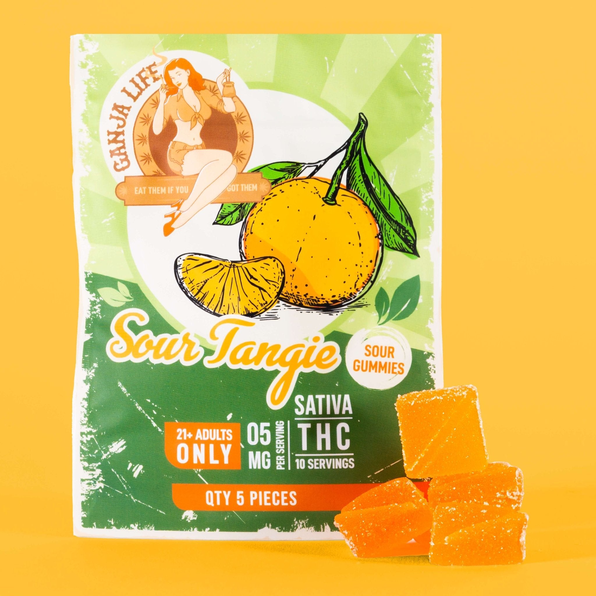 Sativa THC Gummies Sour Tangie