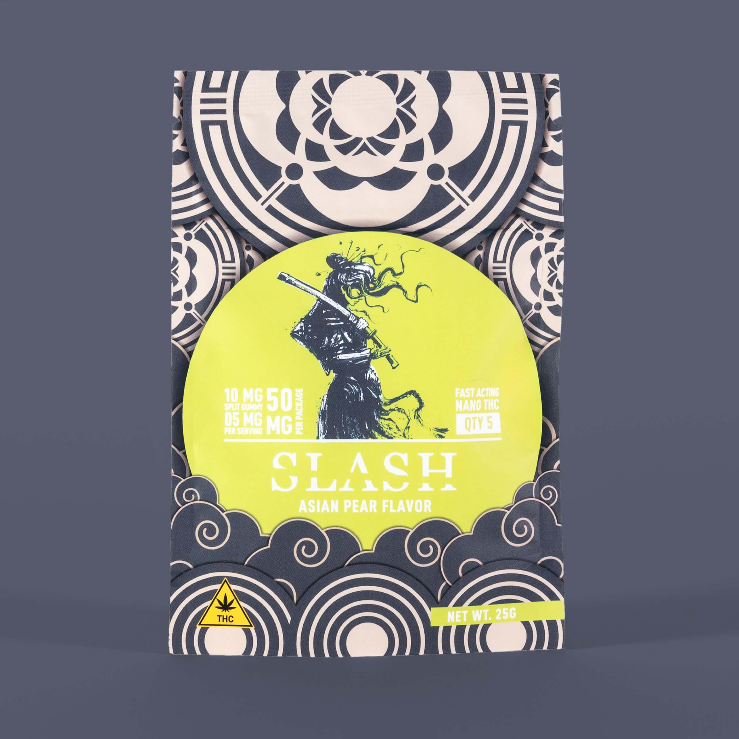 Fast Acting THC Gummies - Asian Pear - Slash | Nothing But Hemp