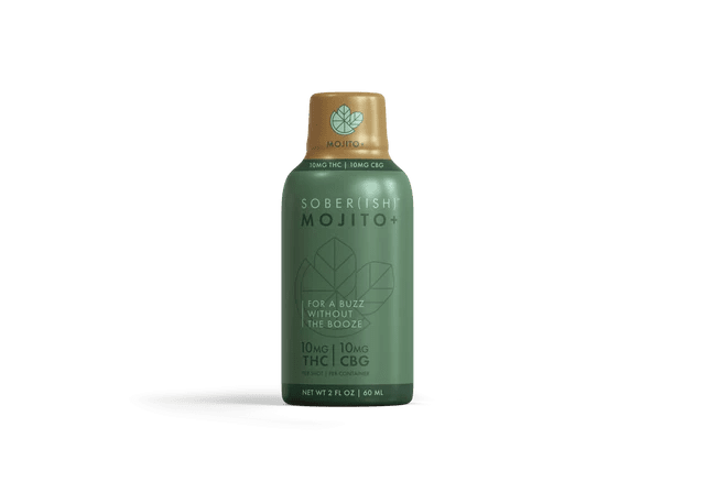 Sober(ish) Shots - Mojito | 10mg THC + 10mg CBG | 12 Pack