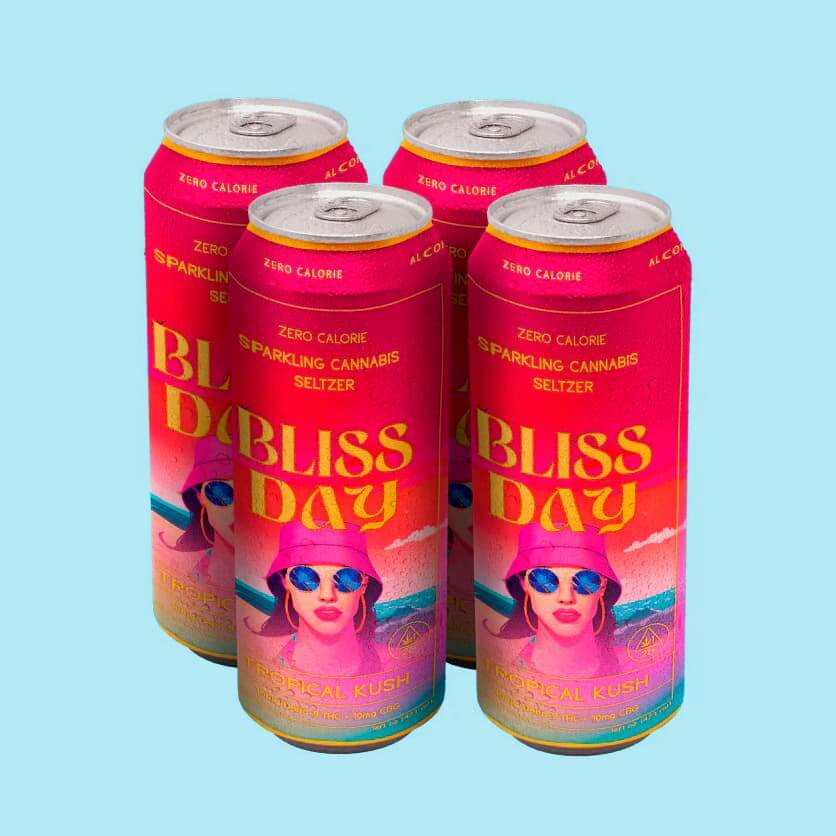 Sparkling Cannabis Seltzer - Bliss Day