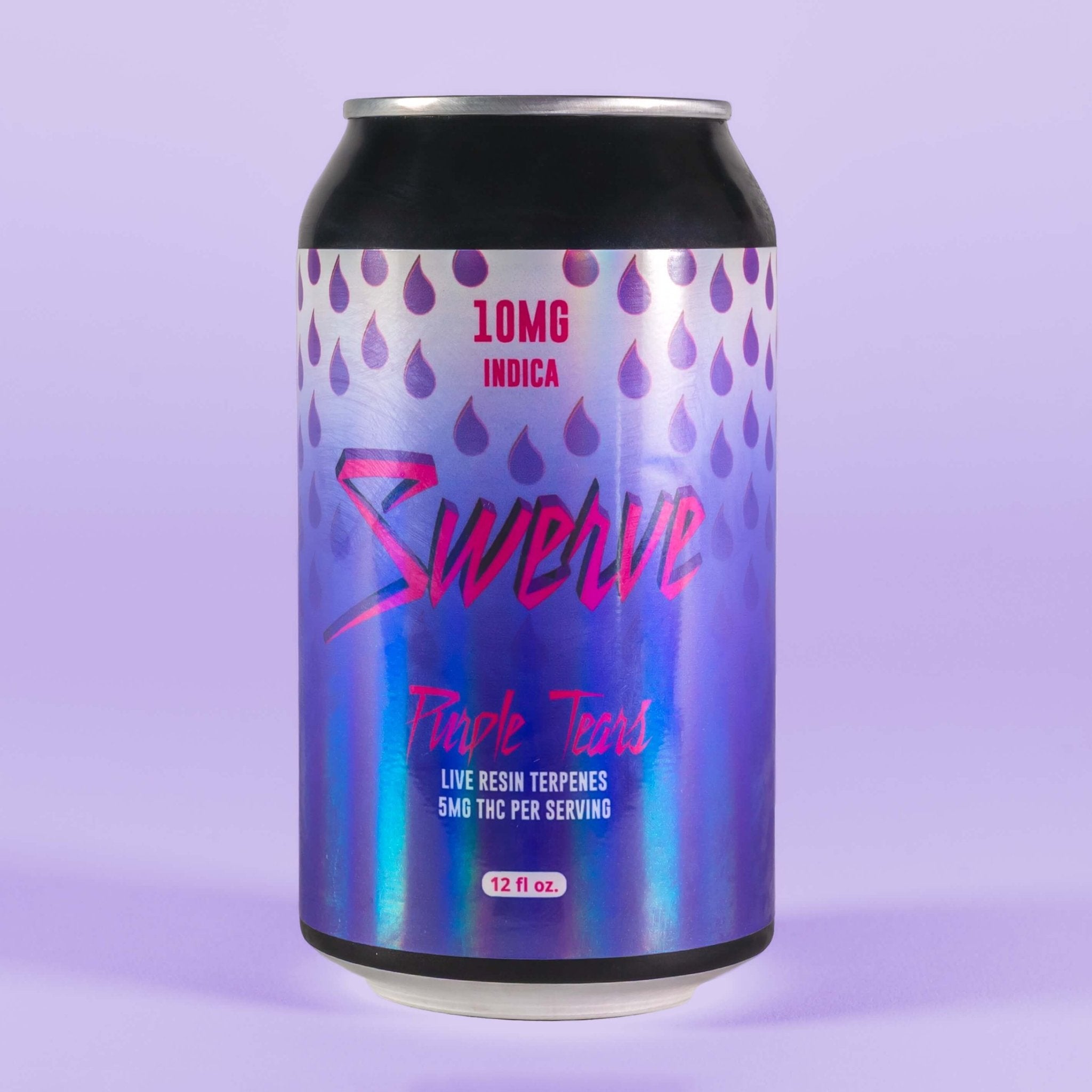 Swerve Purple Tears Seltzer – Live Resin Infused | 4-Pack