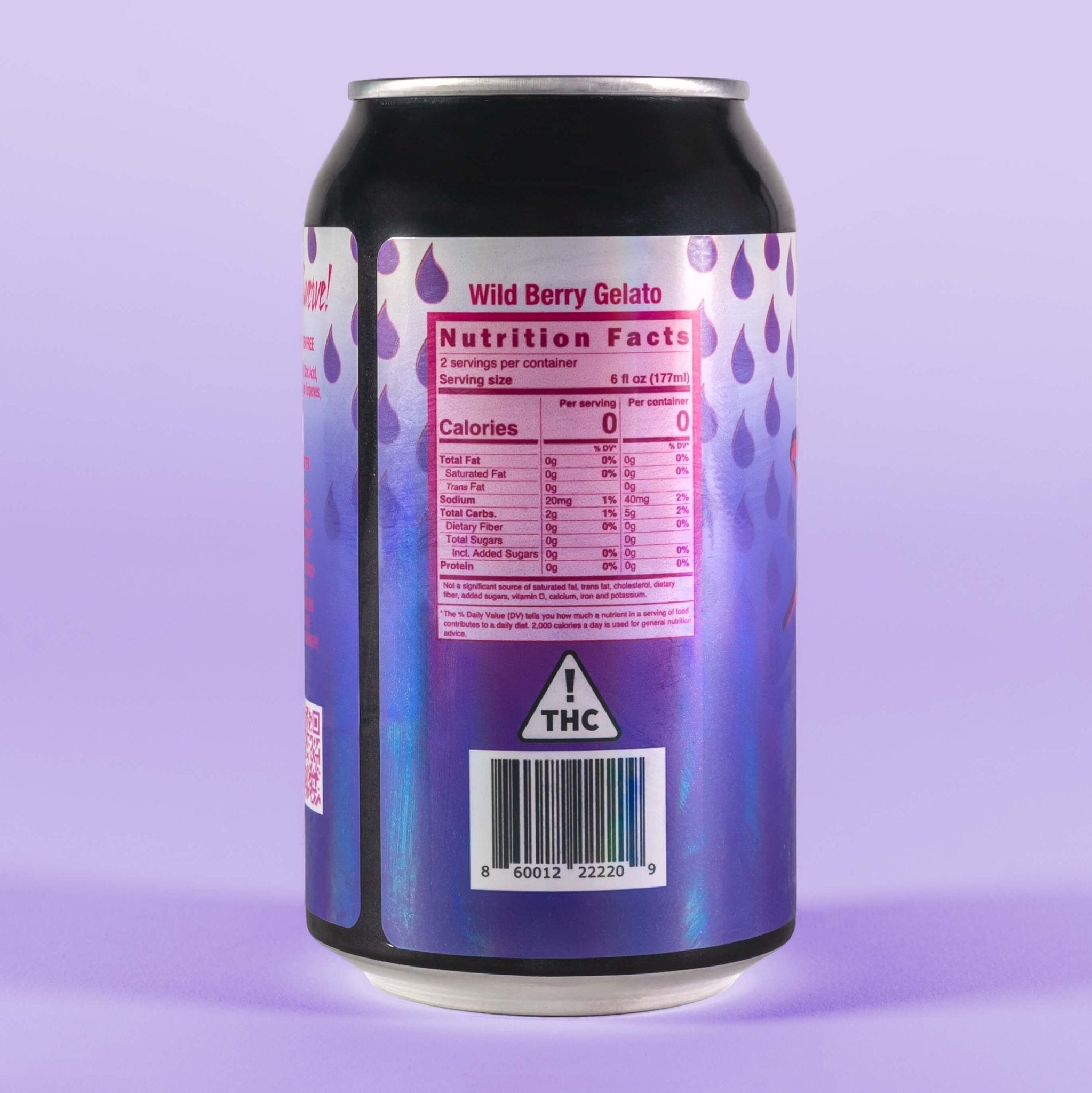 Swerve Purple Tears Seltzer – Live Resin Infused | 4-Pack