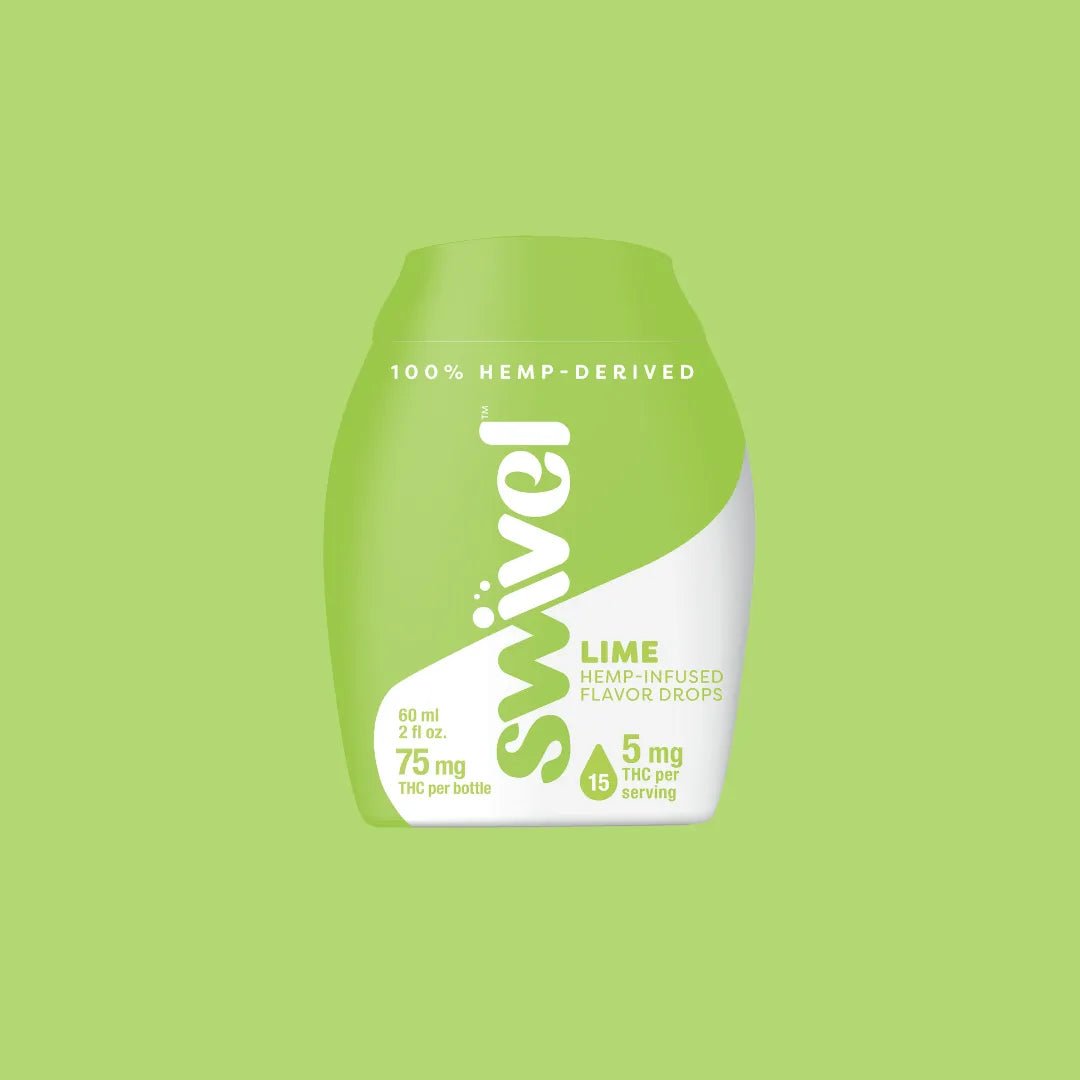 Swivel Lime Beverage Enhancer – 75mg THC Per Bottle