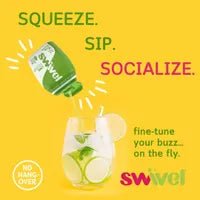 Swivel Lime Beverage Enhancer – 75mg THC Per Bottle
