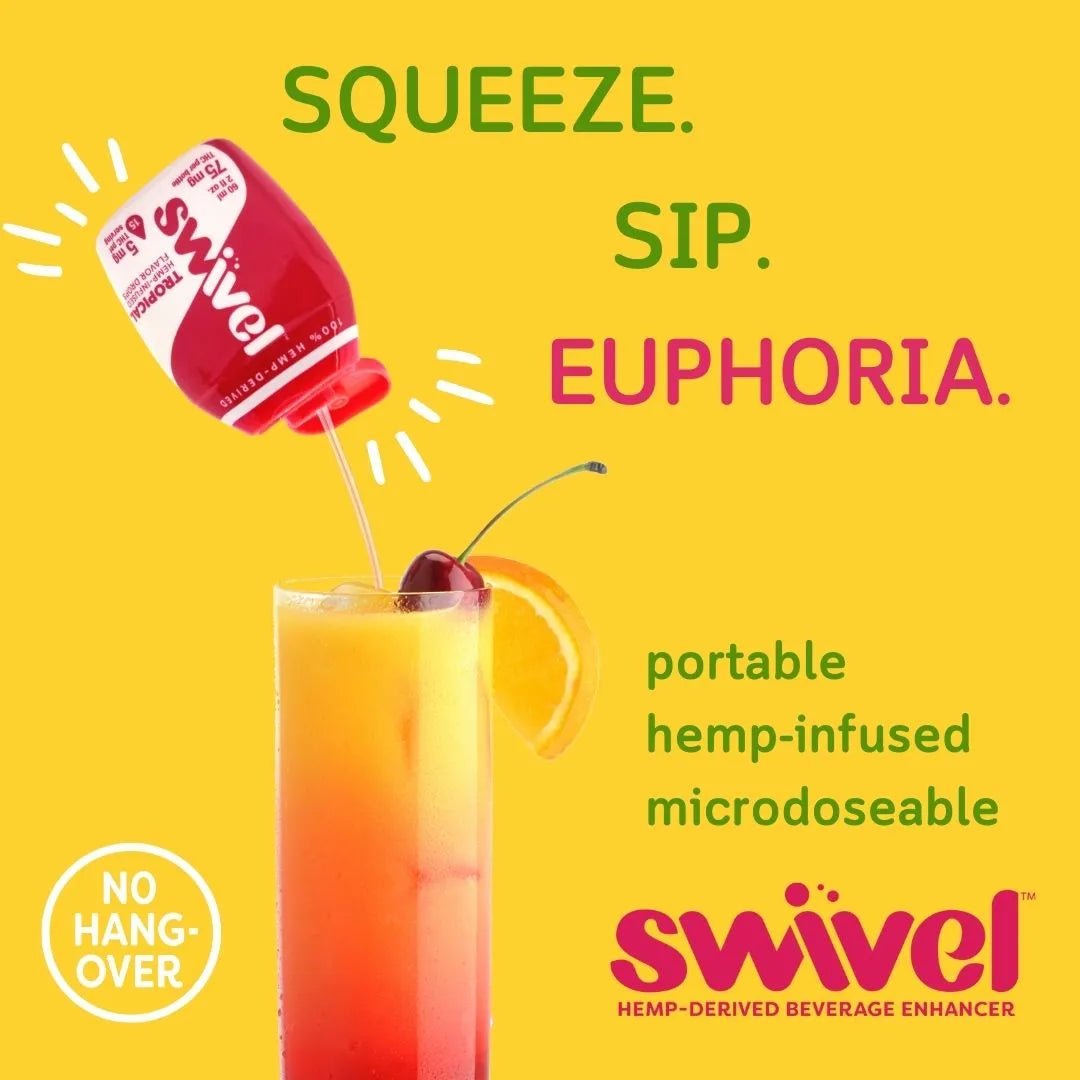 Swivel Tropical Beverage Enhancer – 75mg THC Per Bottle