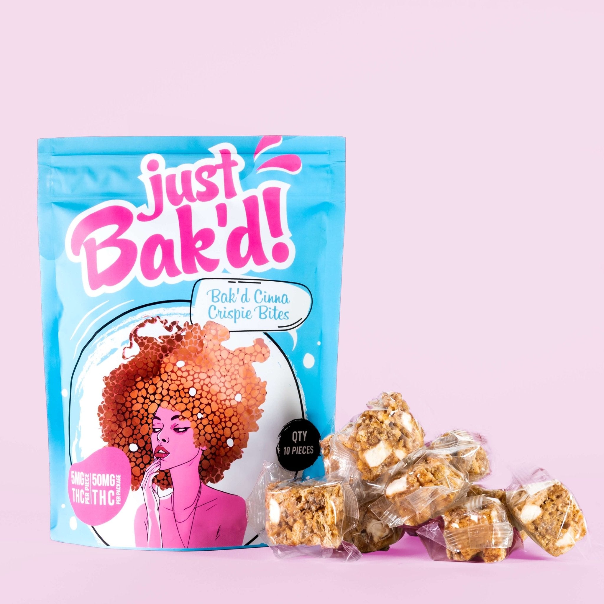 THC Baked Cinna Crispie Bites