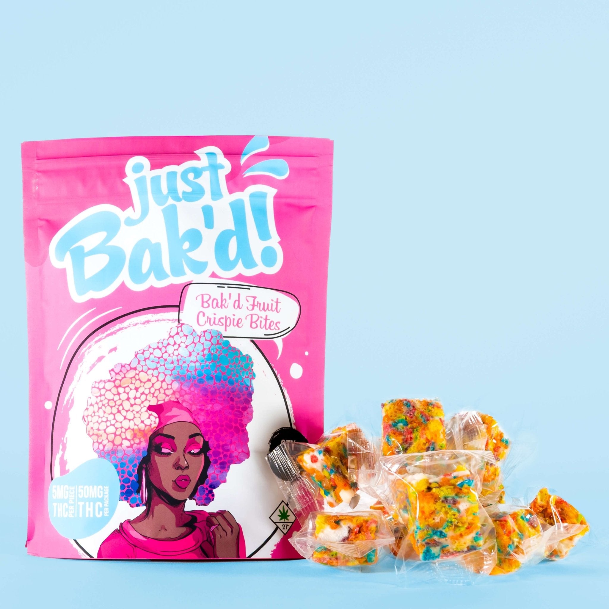 THC Baked Fruit Crispie Bites