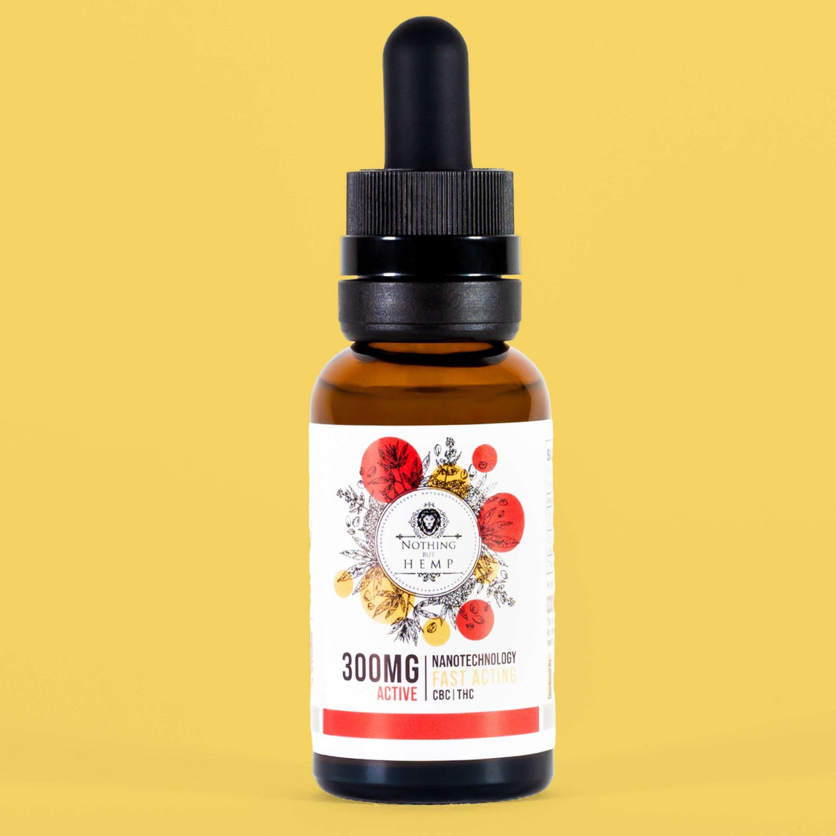 THC & CBC Tincture for Active 300mg | Nothing But Hemp