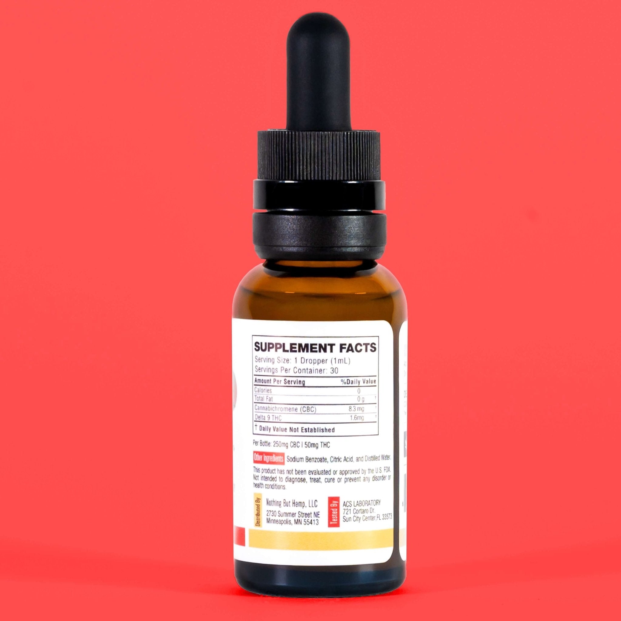 THC & CBC Tincture for Active 300mg | Beverage Enhancer