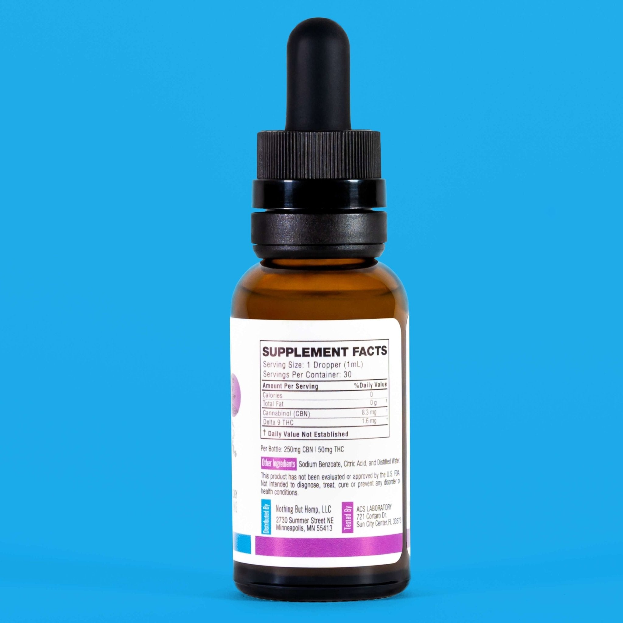 THC & CBN Tincture Sleep  300mg | Beverage Enhancer
