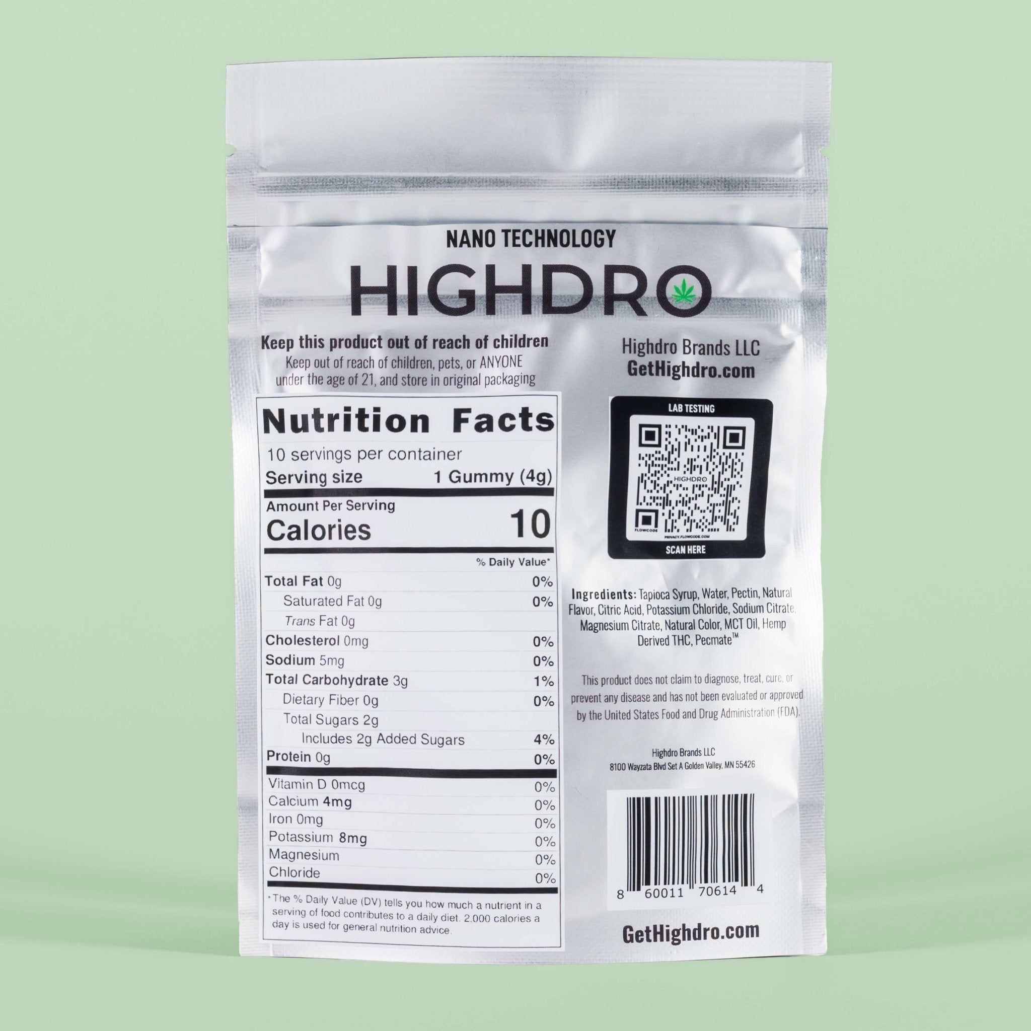 THC Electrolyte Gummies - Key Lime Pie