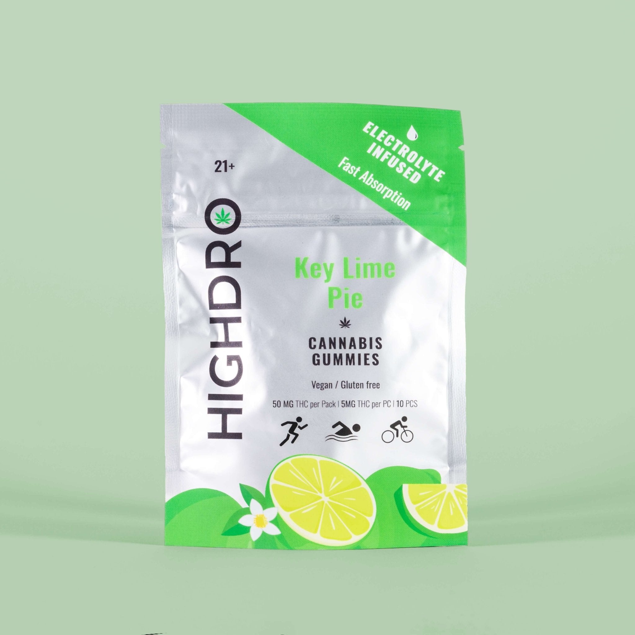 THC Electrolyte Gummies - Key Lime Pie