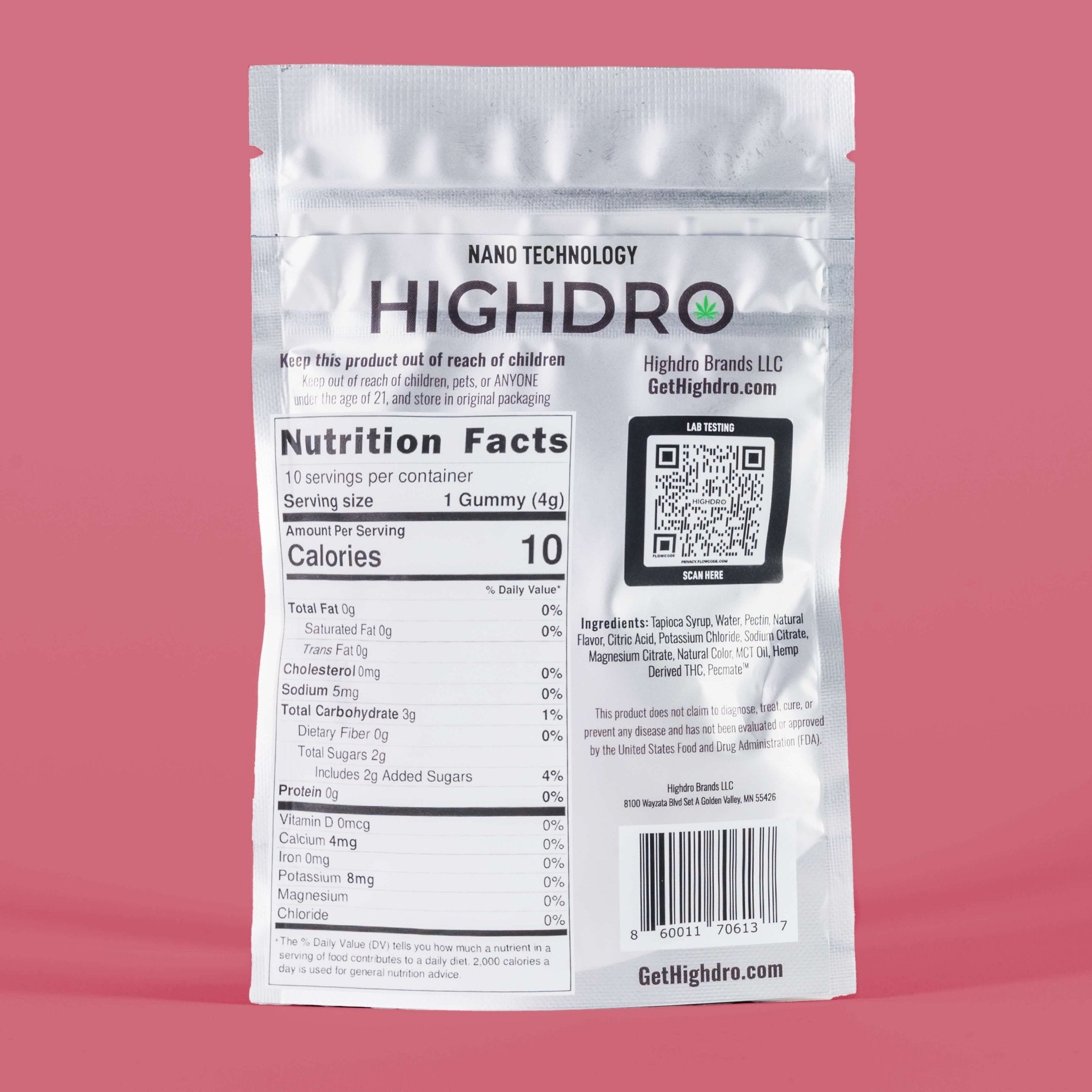 THC Electrolyte Gummies - Passion Fruit