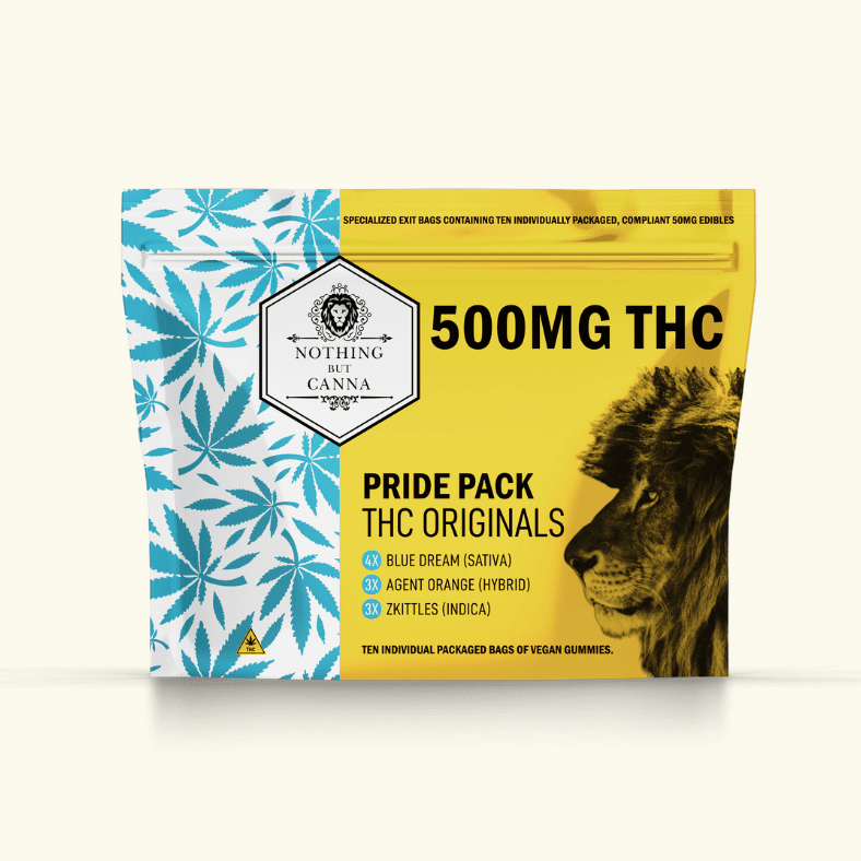 THC Gummies Pride Pack – 500mg THC | 10 Gummy Bags