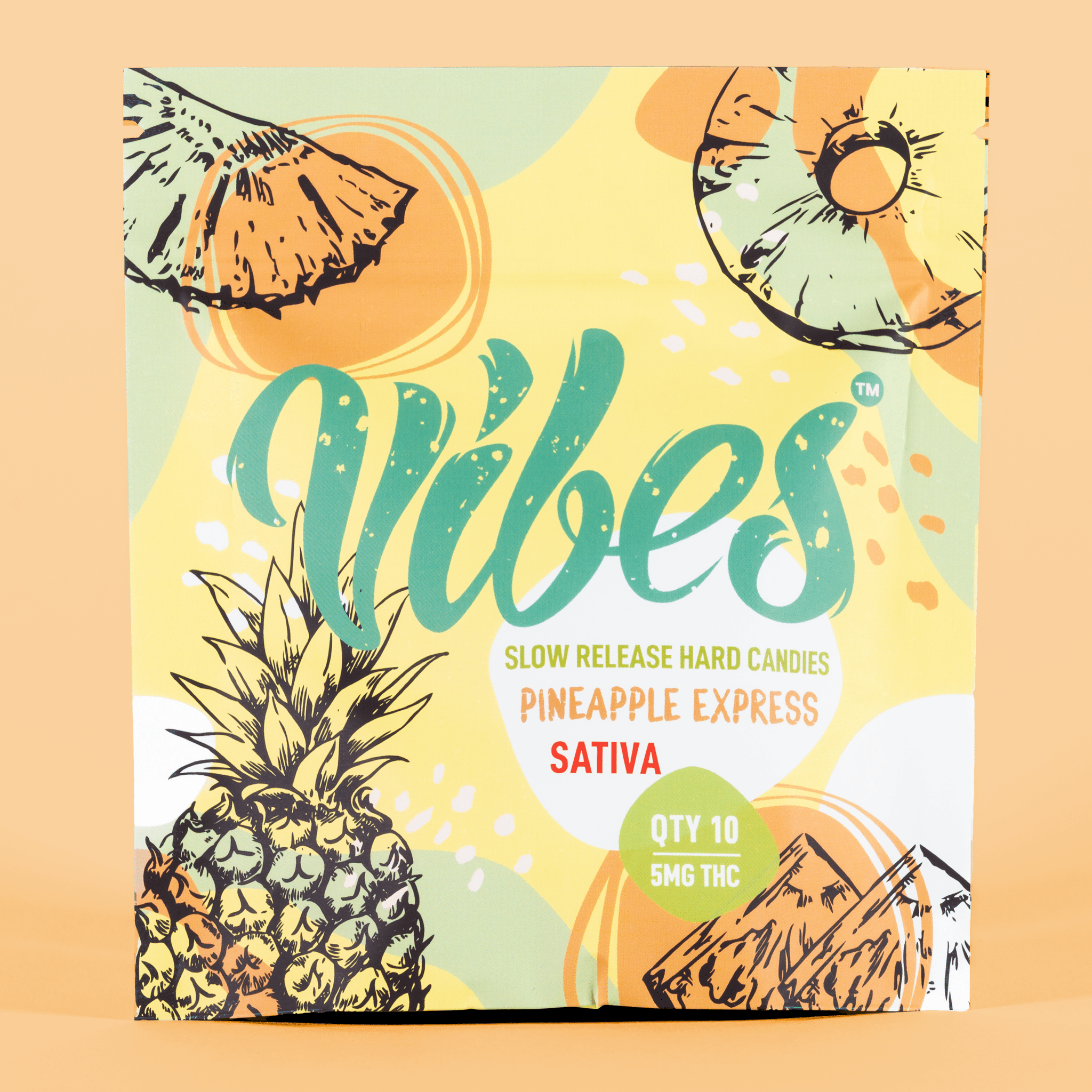 THC Hard Candy | Pineapple Express | 50mg | 10 Pack