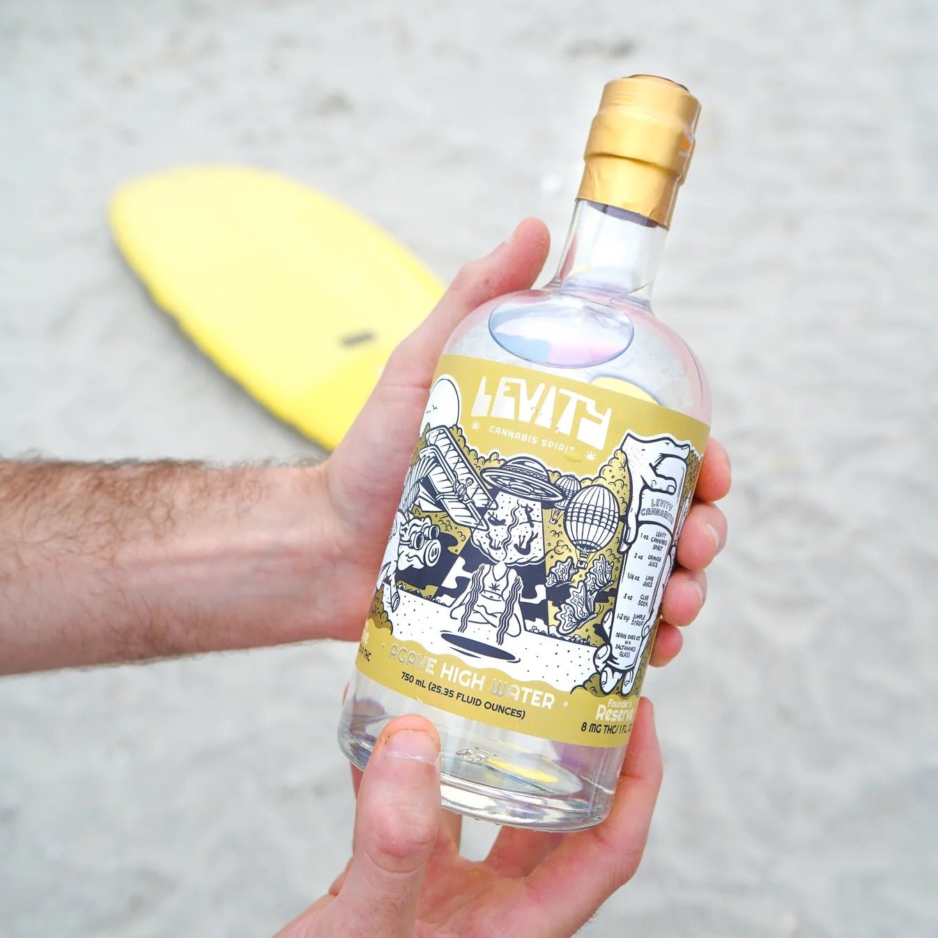 THC High Water | 200mg THC per bottle | Levity Founders Reserve