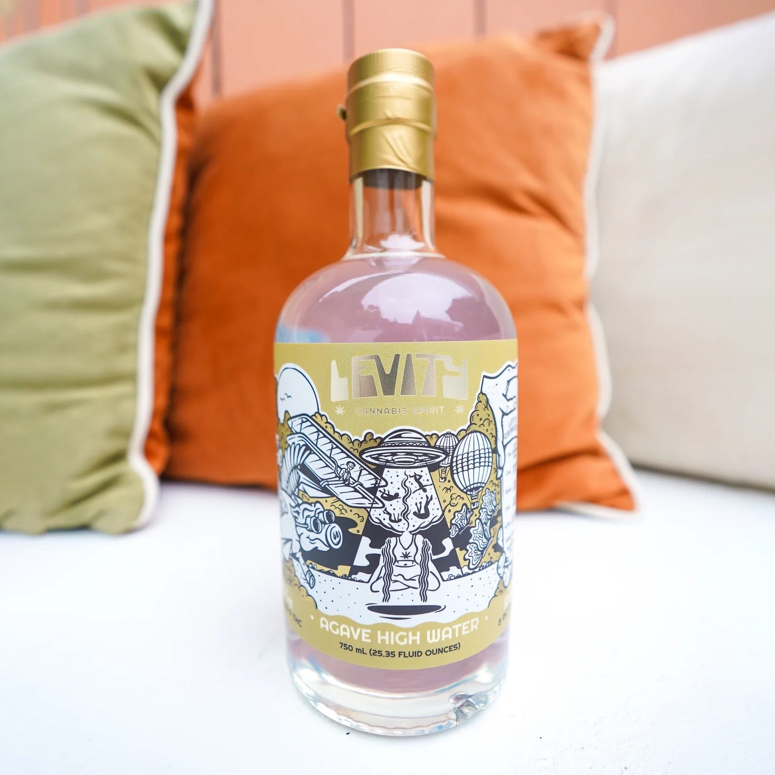 THC High Water | 200mg THC per bottle | Levity Founders Reserve