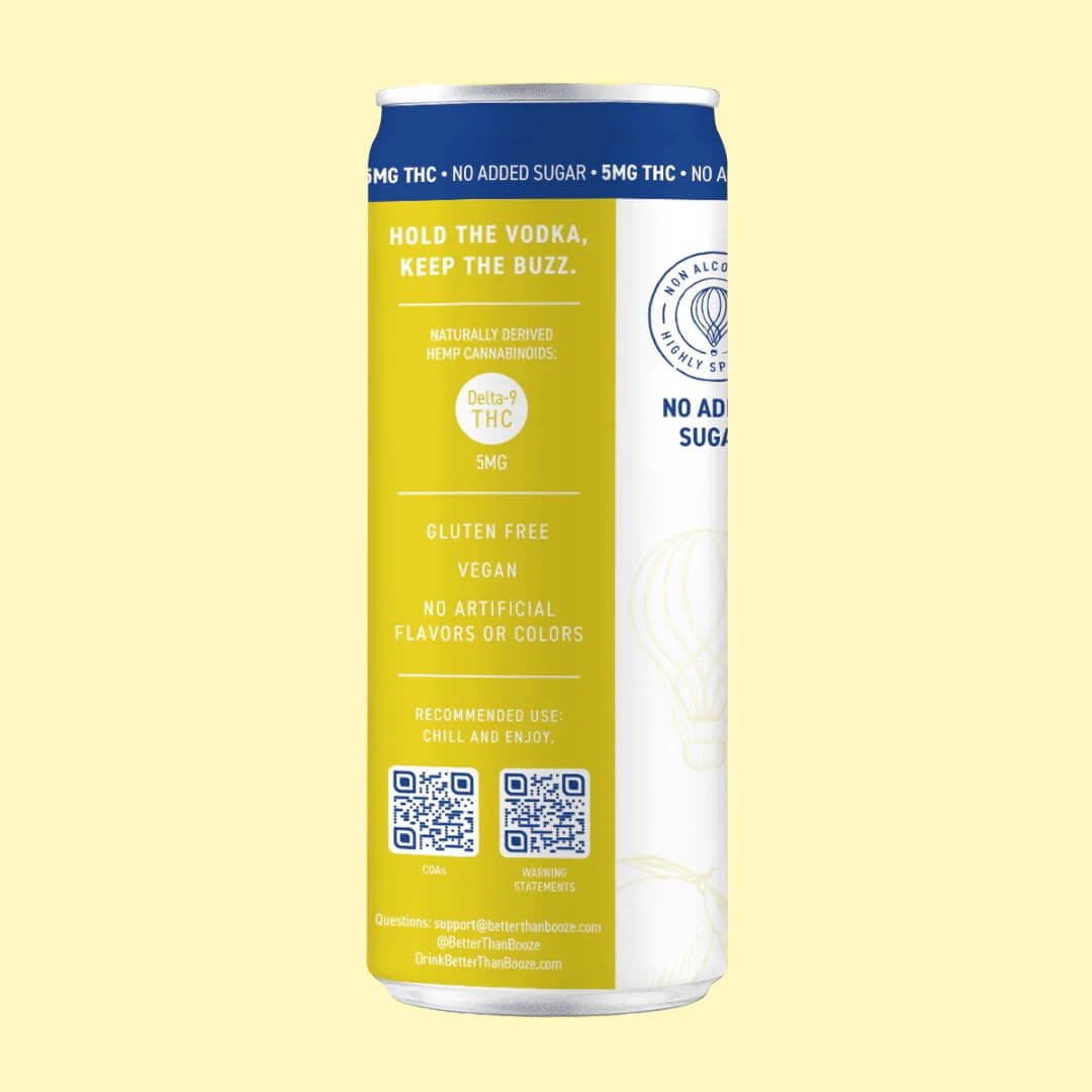 THC + No Sugar Added Lemon Drop Martini (4-pack)