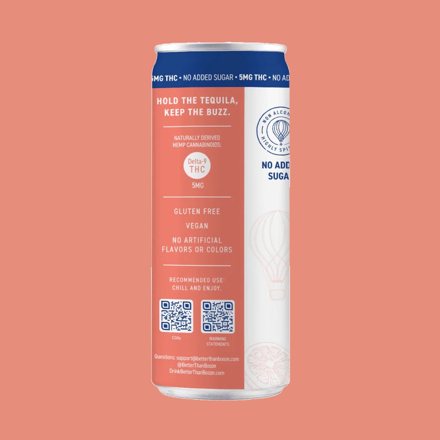 THC + No Sugar Added Rosemary Grapefruit Paloma