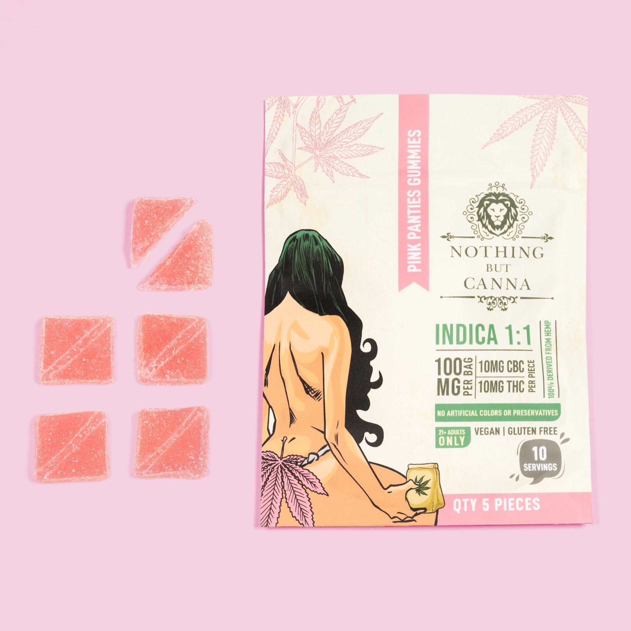 THC+CBC Gummies Pink Panties