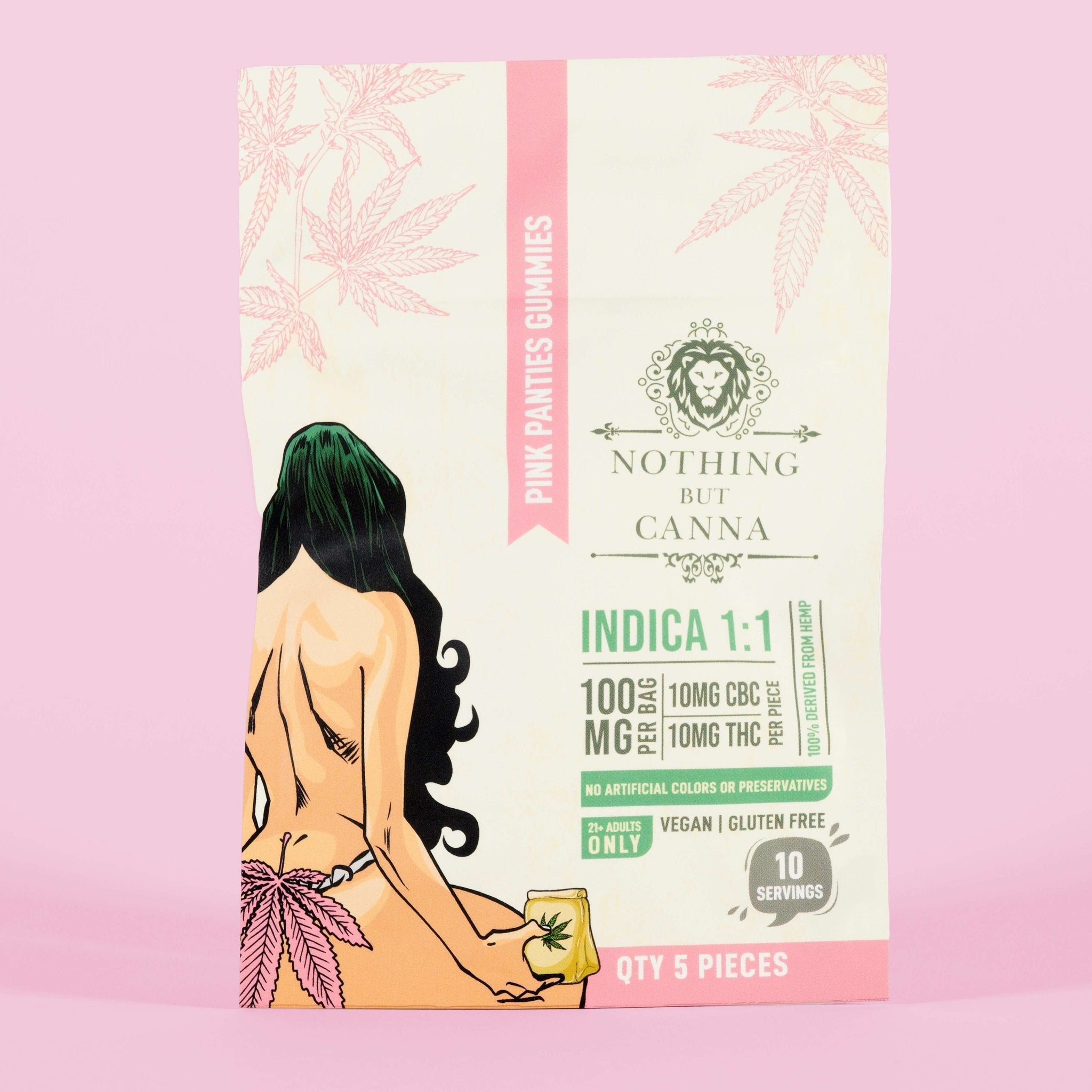 THC+CBC Gummies Pink Panties