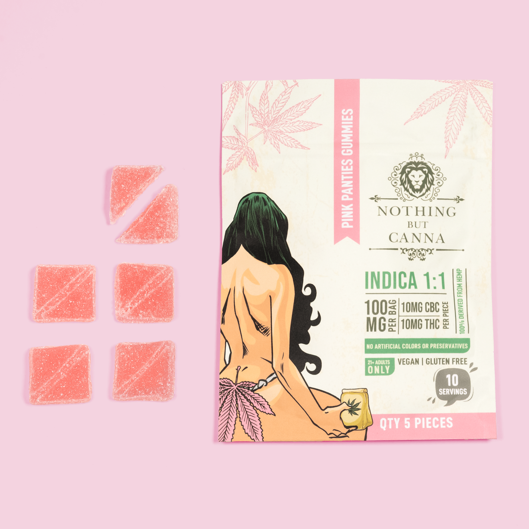 THC+CBC Gummies Pink Panties
